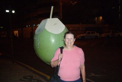 Coconut phone booth